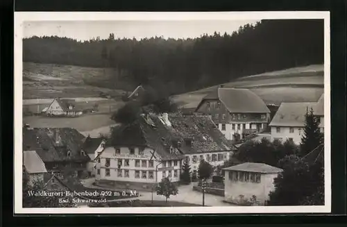 AK Bubenbach /Schwarzwald, Ortsansicht aus der Vogelschau