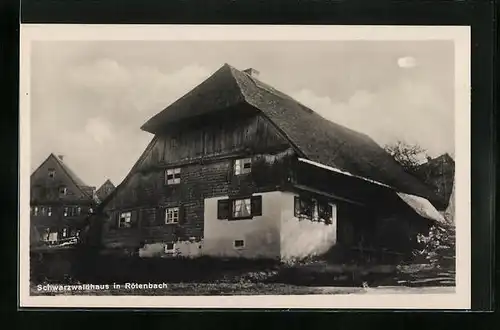 AK Rötenbach /Schwarzw., Schwarzwaldhaus