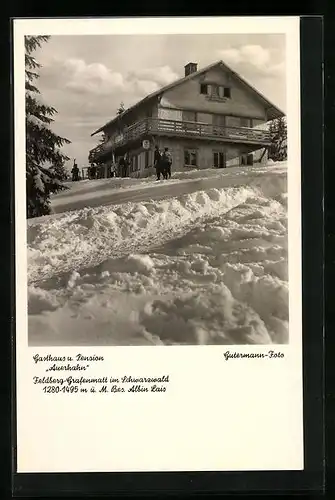 AK Feldberg-Grafenmatt, Gasthaus und Pension Auerhahn