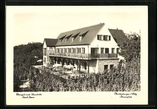 AK Oberderdingen, Weingut und Gasthaus Karl Korn