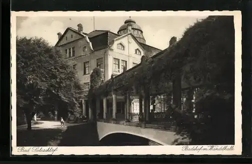 AK Salzschlirf, Badehof mit Wandelhalle