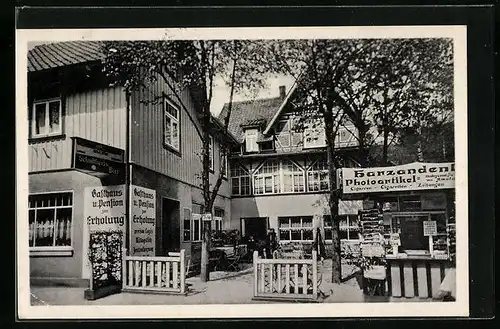 AK Treseburg /Harz, Gasthaus und Pension zur Erholung