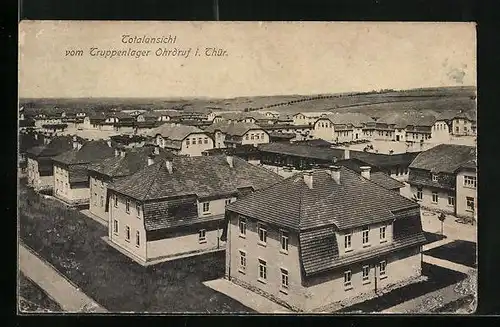 AK Ohrdruf i. Th., Totalansicht vom Truppenlager