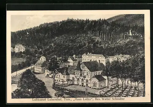 AK Luisenthal /Thür., Gasthaus u. Pension Haus Lotter