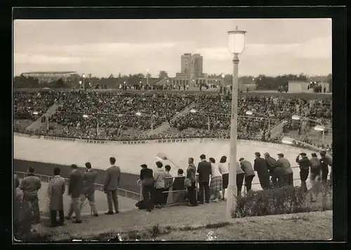 AK Karl-Marx-Stadt, Radrennbahn, Wettkampfstätte der Radweltmeisterschaften 1960