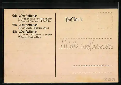 AK Hildburghausen, Heimkehr der Helden 1870 /71