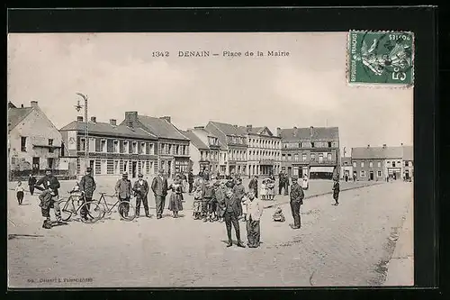 AK Denain, Place de la Mairie