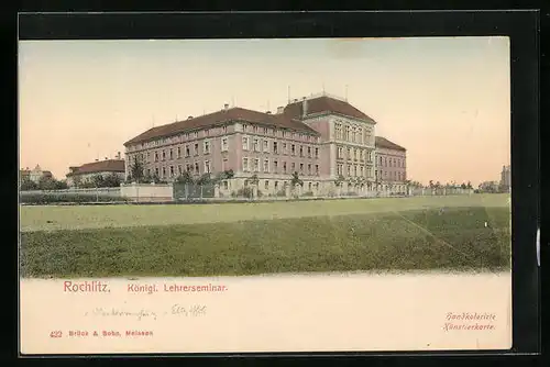 AK Rochlitz, Ansicht des Königl. Lehrerseminars