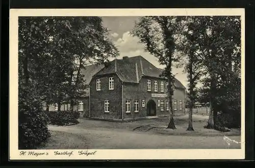 AK Gräpel, H. Meyer`s Gasthof