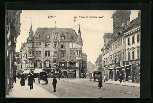 AK Erfurt, Der Anger westlicher Teil mit Geschäften