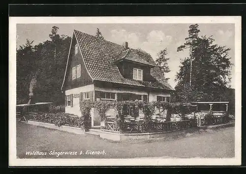 AK Eisenach, Gasthof Waldhaus Sängerwiese