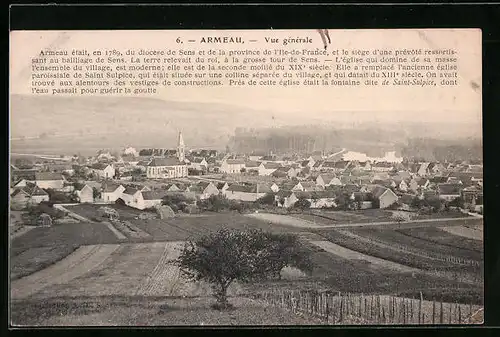 AK Armeau, Vue generale