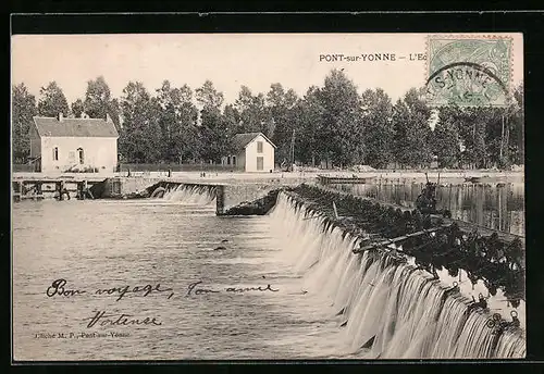 AK Pont-sur-Yonne, L'Ecluse