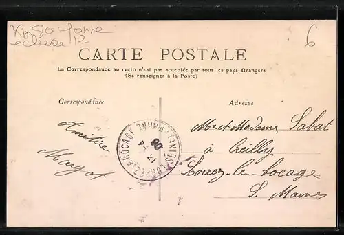 AK Pont-sur-Yonne, L'Ecluse de Champfleury