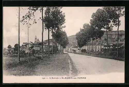 AK St-Aubin-sur-Yonne, L'Arrivee