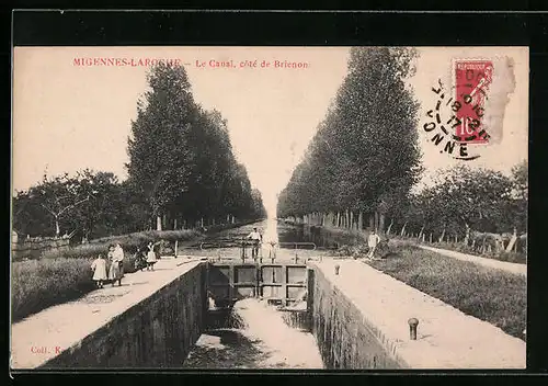 AK Migennes-Laroche, Le Canal, cote de Brienon