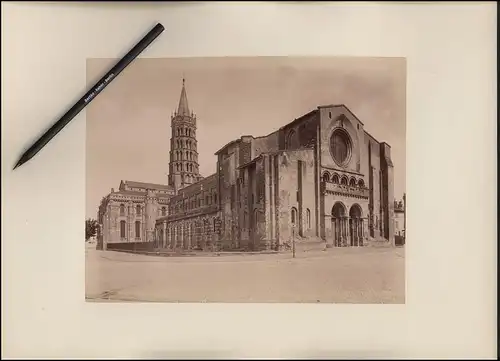Fotografie ND - Neurdein Freres, Paris, Ansicht Toulouse, Eglise St. Servin
