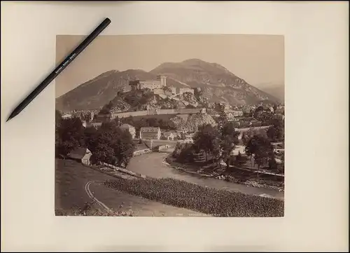 Fotografie L.L. - Leon & Levy, Paris, Ansicht Lourdes, Le Chateau, Panorama der Ortschaft