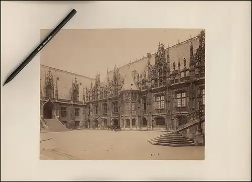 Fotografie G. D. Phot, Ansicht Rouen, Palais de Justice