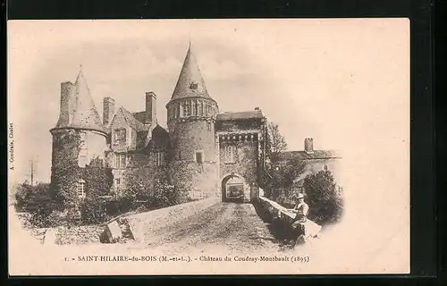 AK Saint-Hilaire-du-Bois, Chateau du Coudray-Montbault