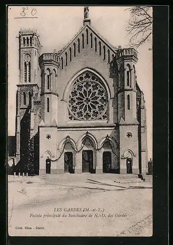 AK Les Gardes, Facade principale du Sanctuaire de N.-D. des Gardes