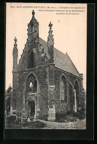 AK St-Florent-le-Vieil, Chapelle de sepulture de la Famille Cesbron de la Guérinière