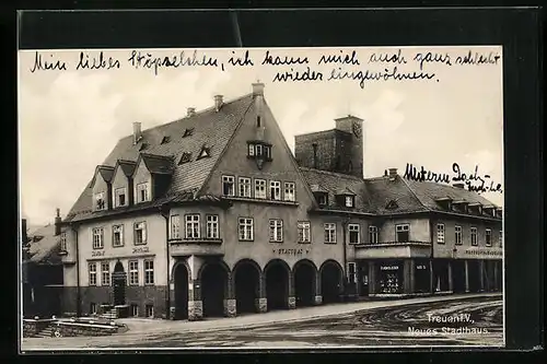 AK Treuen i. V., Neues Stadthaus