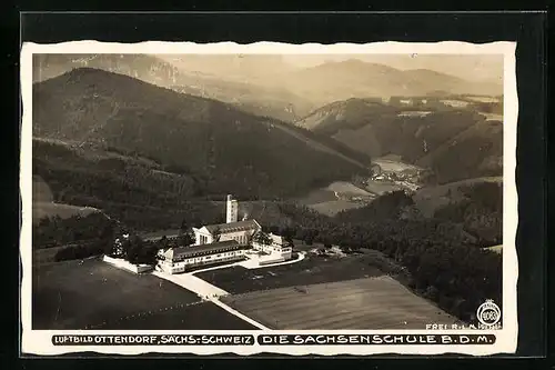 AK Ottendorf /Sächs. Schweiz, Die Sachsenschule B. D. M.