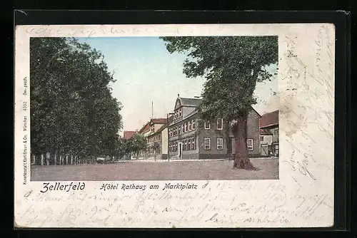 AK Zellerfeld, Hotel Rathaus am Marktplatz