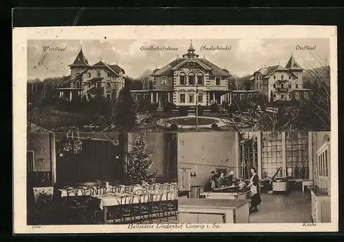 AK Coswig /Sa., Heilstätte Lindenhof