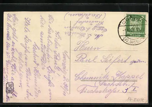 AK Coswig /Sa., Heilstätte Lindenhof