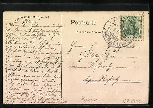 AK Dreiwerden, Totalansicht mit Fabrik