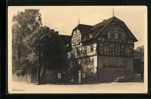 AK Dermbach /Rhön, Gasthaus Sächsischer Hof