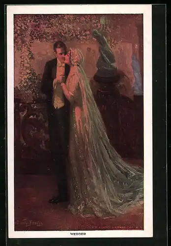 Künstler-AK Delphin Enjolras: Wedded