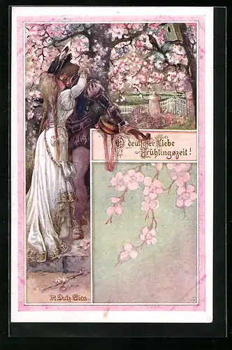 Künstler-AK Rud. Dutz: O deutscher Liebe Frühlingszeit!