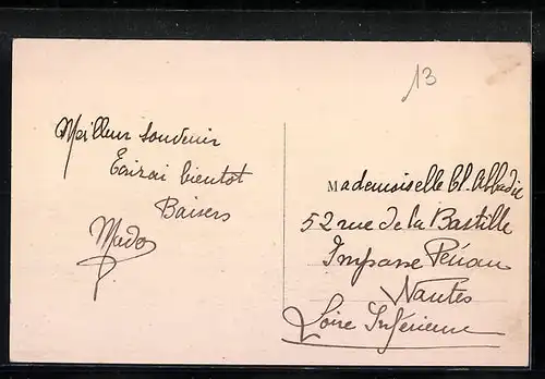 AK Blanc-Misseron, Rue de Condé