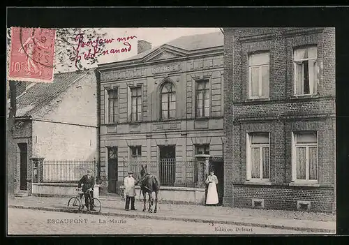 AK Escaupont, La Mairie