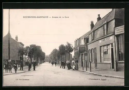 AK Bourbourg-Campagne, Avenue de la Gare