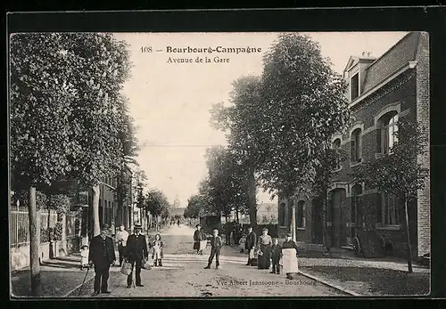 AK Bourbourg-Campagne, Avenue de la Gare