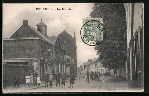 AK Fournes, La Mairie