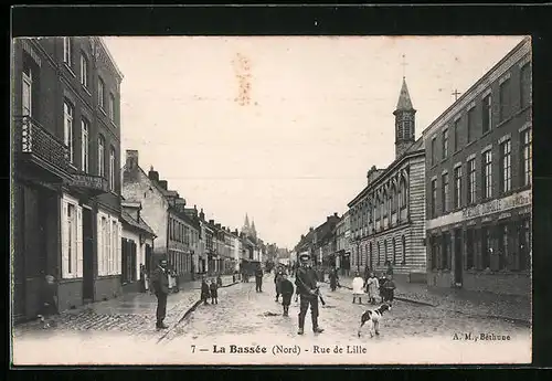 AK La Bassée, Rue de Lille