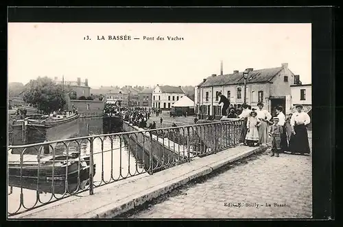 AK La Bassée, Pont des Vaches