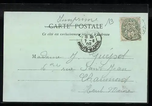 AK Aulnoye, Place de la Gare