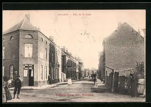 AK Aulnoye, Rue de la Gare