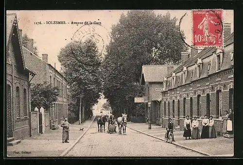 AK Solesmes, Avenue de la Gare
