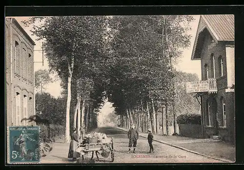 AK Solesmes, Avenue de la Gare