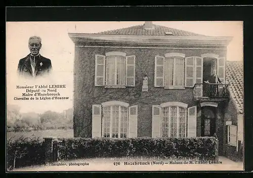 AK Hazebrouck (Nord), Maison de M. l`Abbe Lemire