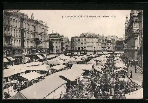 AK Valenciennes, Le Marché sur la Grand` Place