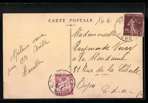 AK Hautmont, Rue Gambetta