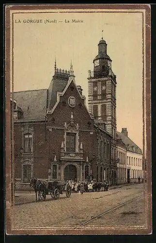 AK La Gorgue, La Mairie